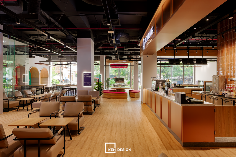 Thi công cafe coworking Flow Haus tại Lê Văn Lương